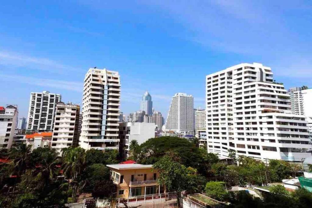 Stylish 1 Bedroom, Nice Pool,Bts Asok, Sukhumvit Bangkok Zewnętrze zdjęcie