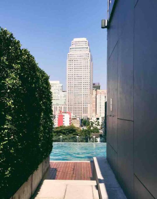 Stylish 1 Bedroom, Nice Pool,Bts Asok, Sukhumvit Bangkok Zewnętrze zdjęcie